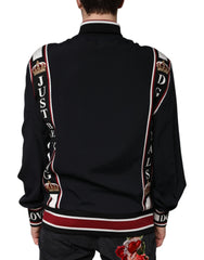 Dolce & Gabbana Black DG King Full Zip Sweatshirt Sweater -   -  Dolce & Gabbana.