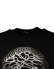Versace Black Medusa Fleece Men Crew Neck Sweatshirt Sweater -   -  Versace.