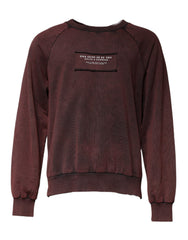 Dolce & Gabbana Brown Logo Cotton Crew Neck Pullover Sweater -   -  Dolce & Gabbana.