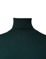Dolce & Gabbana Green Cashmere Turtleneck Men Pullover Sweater -   -  Dolce & Gabbana.