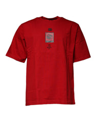 Dolce & Gabbana Red DG Eye Cotton Crew Neck T-shirt -   -  Dolce & Gabbana.