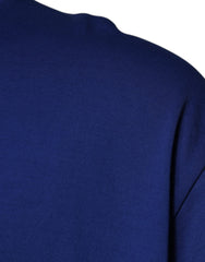 Dolce & Gabbana Blue Logo Print Cotton Men Crew Neck T-shirt -   -  Dolce & Gabbana.