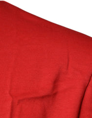 Dolce & Gabbana Red DG Logo Cotton Crew Neck T-shirt -   -  Dolce & Gabbana.