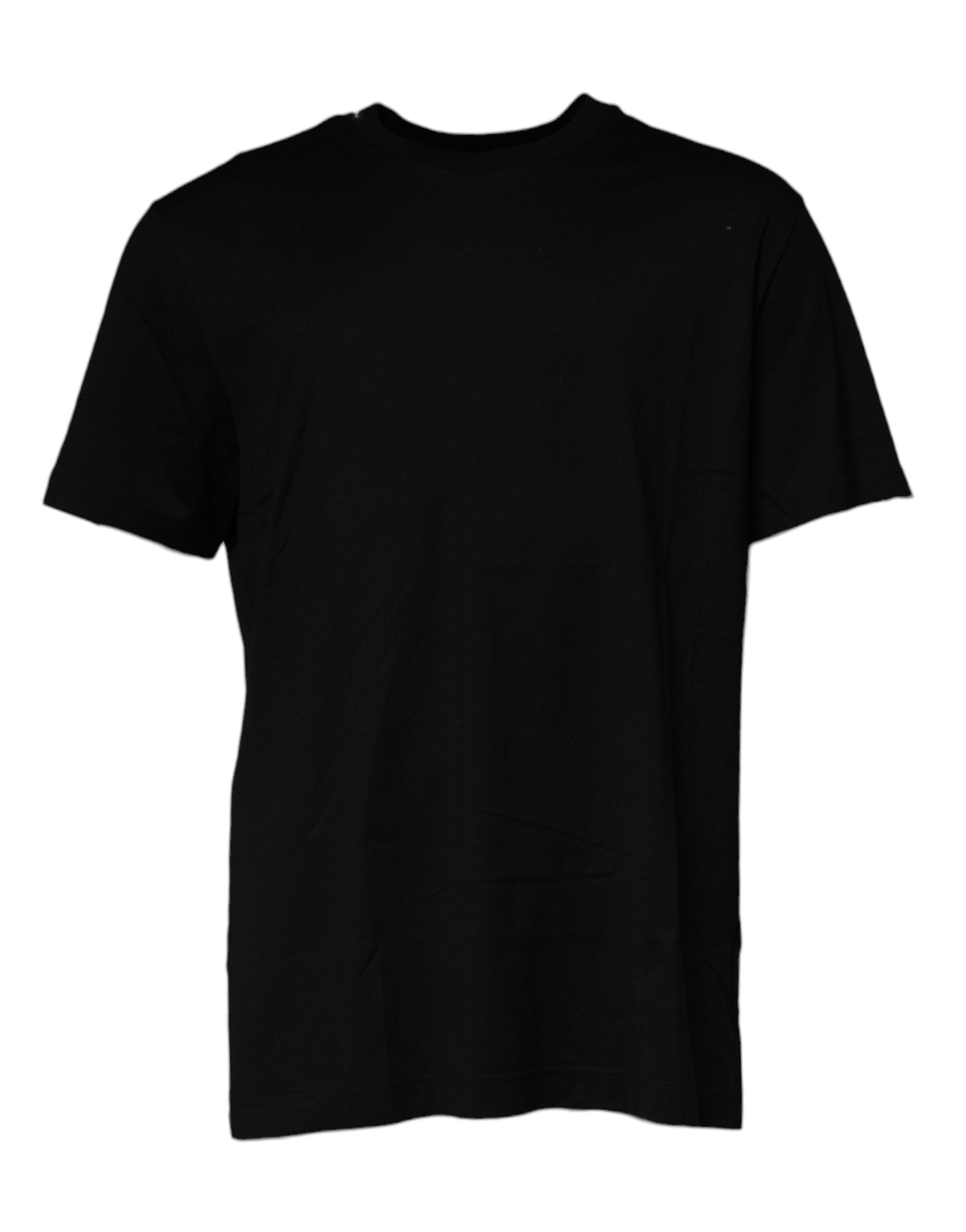 Dolce & Gabbana Black Crew Neck Short Sleeve T-shirt -   -  Dolce & Gabbana.