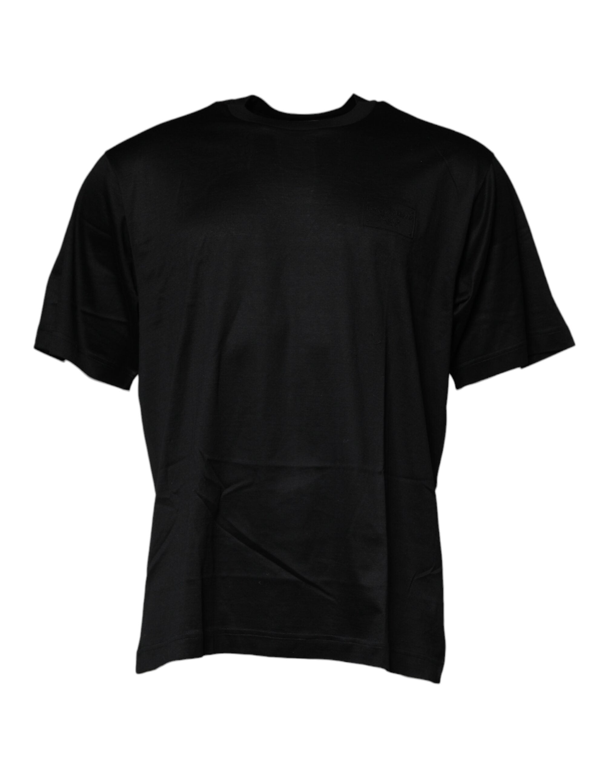 Dolce & Gabbana Black Crew Neck Short Sleeve T-shirt -   -  Dolce & Gabbana.