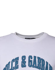 Dolce & Gabbana White DG Milano Cotton Crew Neck T-shirt -   -  Dolce & Gabbana.
