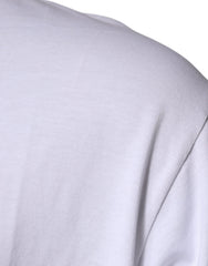 Dolce & Gabbana White DG Milano Cotton Crew Neck T-shirt -   -  Dolce & Gabbana.