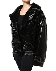 Dolce & Gabbana Black Polyester Button Down Blouson Jacket -   -  Dolce & Gabbana.