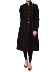 Dolce & Gabbana Black Single Breasted Trench Coat Jacket -   -  Dolce & Gabbana.