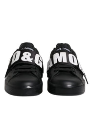 Dolce & Gabbana Black D&G AMORE Low Top Sneakers Shoes -   -  Dolce & Gabbana.