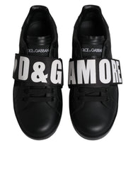 Dolce & Gabbana Black D&G AMORE Low Top Sneakers Shoes -   -  Dolce & Gabbana.