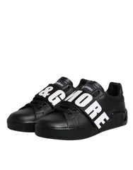 Dolce & Gabbana Black D&G AMORE Low Top Sneakers Shoes -   -  Dolce & Gabbana.
