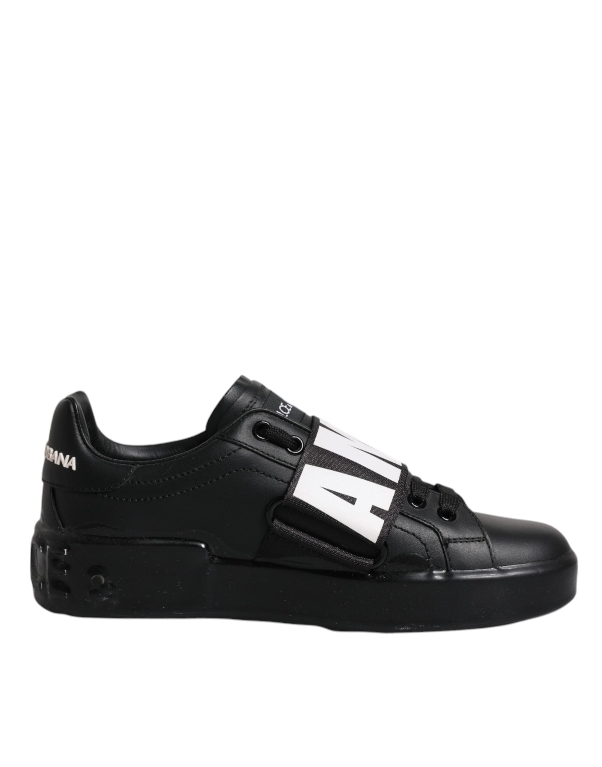 Dolce & Gabbana Black D&G AMORE Low Top Sneakers Shoes -   -  Dolce & Gabbana.