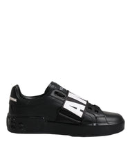 Dolce & Gabbana Black D&G AMORE Low Top Sneakers Shoes -   -  Dolce & Gabbana.