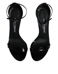 Dolce & Gabbana Black KEIRA Heels Ankle Strap Sandals Shoes -   -  Dolce & Gabbana.