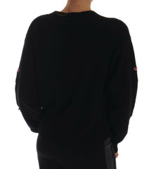 Dolce & Gabbana Fairy Tale Crystal Black Cashmere Sweater -   -  Dolce & Gabbana.