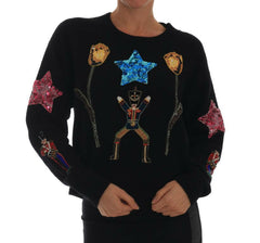 Dolce & Gabbana Fairy Tale Crystal Black Cashmere Sweater -   -  Dolce & Gabbana.