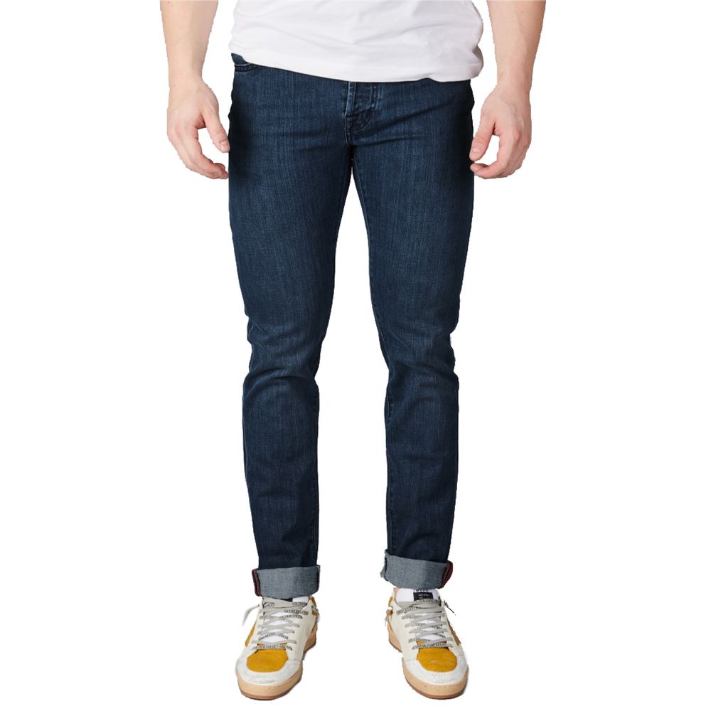 Tramarossa Blue Cotton Jeans & Pant -   -  Tramarossa.
