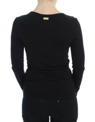 Versace Jeans Black Stretch Longsleeve Sweater -   -  Versace Jeans.