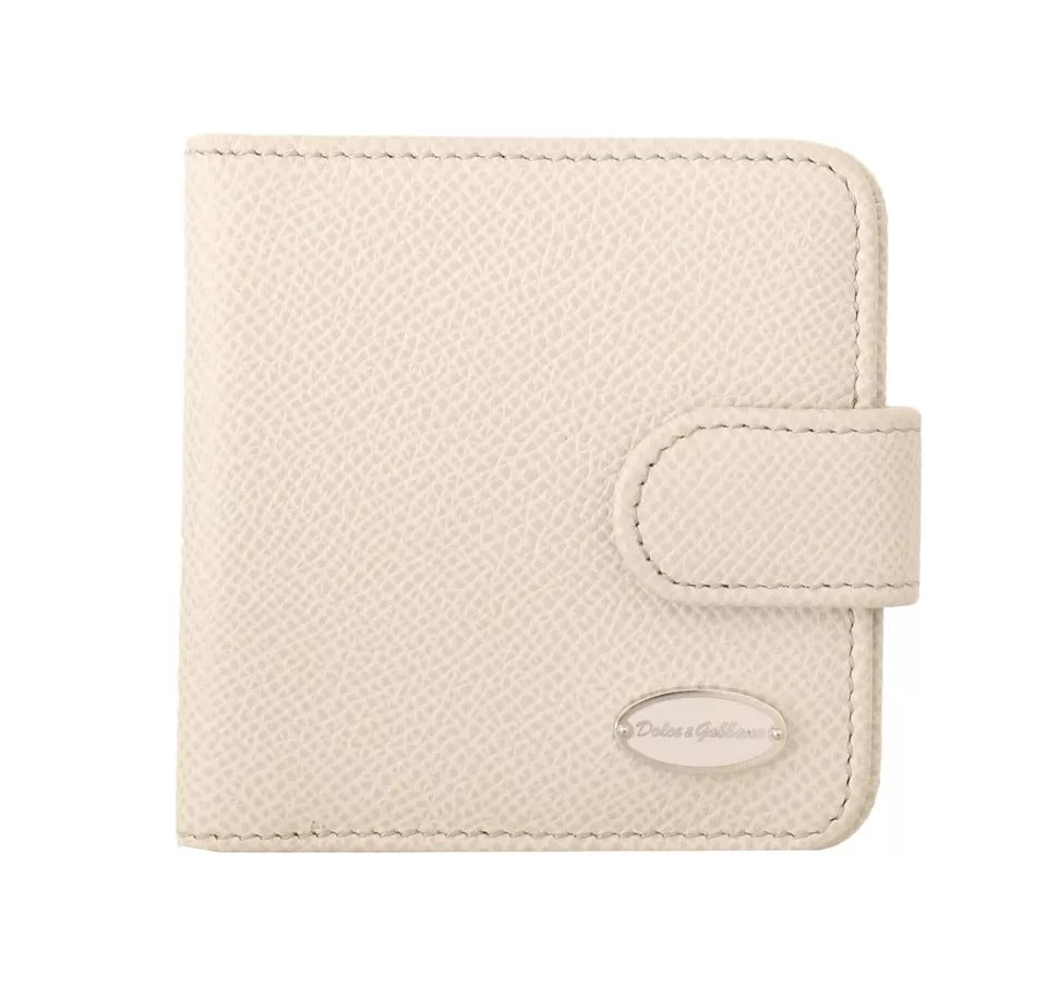 Dolce & Gabbana White Dauphine Leather Condom Case Holder Pocket Wallet -   -  Dolce & Gabbana.