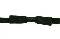 Dolce & Gabbana Green Dotted Silk Adjustable Neck Bow Tie -  Neckties, Men -  Dolce & Gabbana.