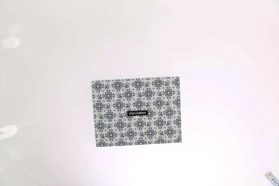 Dolce & Gabbana White Blue Silk Bowtie Leather Belt Gift Box Set -   -  Dolce & Gabbana. Dolce & Gabbana White Blue Silk Bowtie Leather Belt Gift Box Set -   -  Dolce & Gabbana.