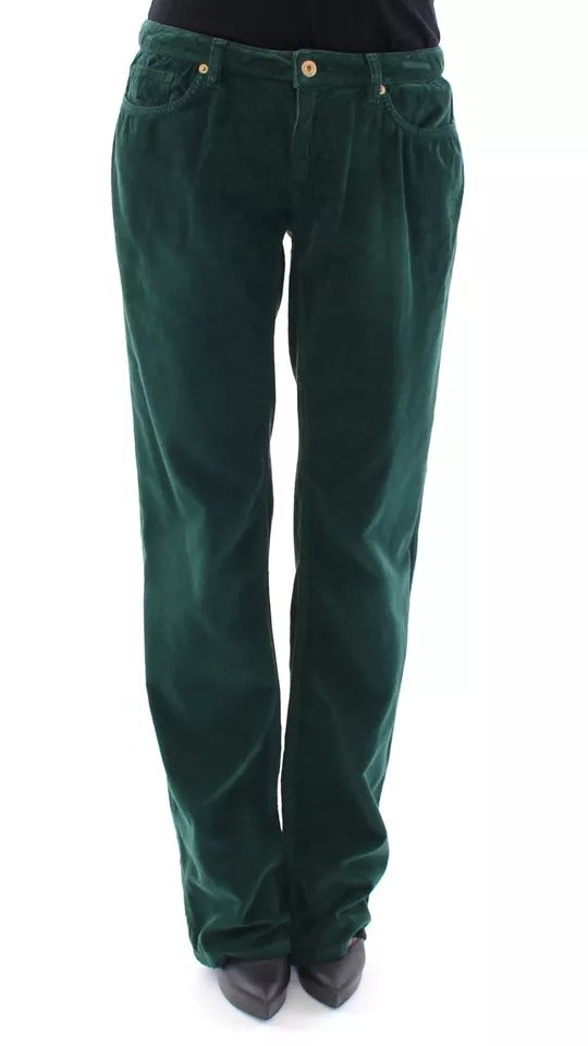 Dolce & Gabbana Green Cotton Corduroys SLIMMY Fit D&G Pants -   -  Dolce & Gabbana.