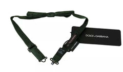 Dolce & Gabbana Green Silk Dotted Mens Necktie Bow Tie -  Neckties, Men -  Dolce & Gabbana.