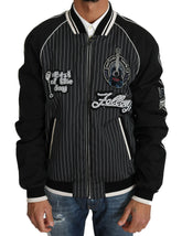 Dolce & Gabbana Black DD58 SG62 Sequined Beaded Jacket -   -  Dolce & Gabbana.