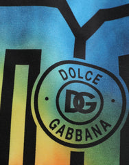 Dolce & Gabbana Multicolor Tie Dye Nylon Logo Print Kids Backpack Bag -   -  Dolce & Gabbana.