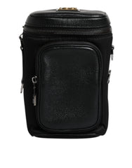 Dolce & Gabbana Black Leather Logo Purse Crossbody Camera Bag -   -  Dolce & Gabbana.