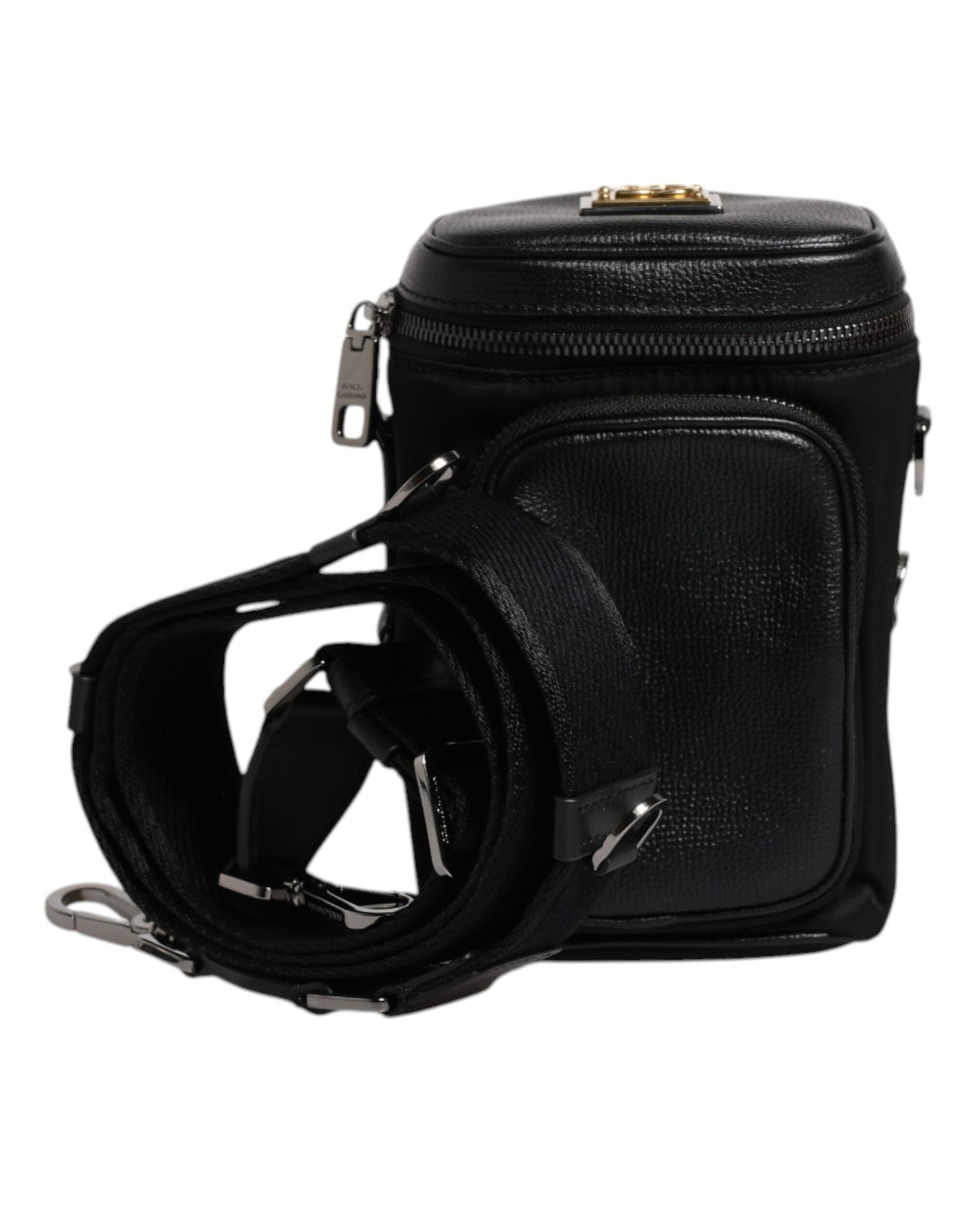 Dolce & Gabbana Black Leather Logo Purse Crossbody Camera Bag -   -  Dolce & Gabbana. Dolce & Gabbana Black Leather Logo Purse Crossbody Camera Bag -   -  Dolce & Gabbana.