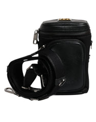 Dolce & Gabbana Black Leather Logo Purse Crossbody Camera Bag -   -  Dolce & Gabbana.