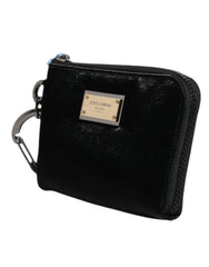 Dolce & Gabbana Black Nylon Logo Plaque Keyring Pouch Clutch Bag -   -  Dolce & Gabbana.