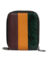 Dolce & Gabbana Multicolor Exotic Leather DG Bifold Card Holder Wallet -   -  Dolce & Gabbana.