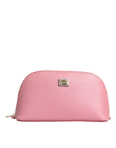 Dolce & Gabbana Pink Leather DG Logo Zip Around Hand Purse Pouch Wallet -   -  Dolce & Gabbana.