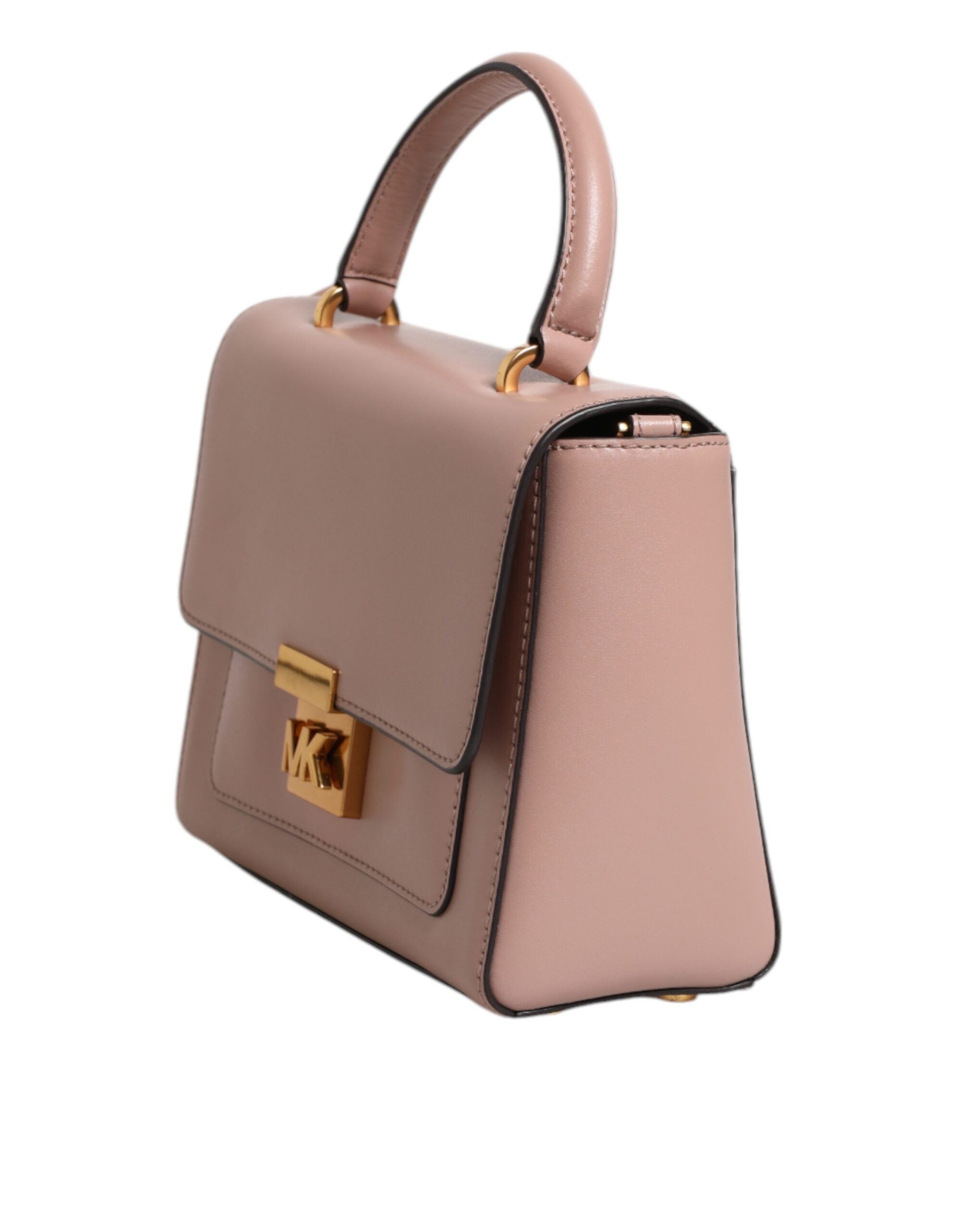 Michael Kors Pink Leather Logo Plaque Crossbody MINDY Satchel Bag -   -  Michael Kors. Michael Kors Pink Leather Logo Plaque Crossbody MINDY Satchel Bag -   -  Michael Kors.