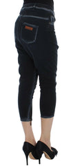 Cavalli Blue Cotton Stretch Baggy Relax Jeans -   -  Cavalli.