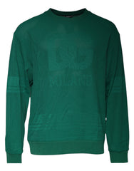 Dolce & Gabbana Green Logo Nylon Crew Neck Pullover Sweater -   -  Dolce & Gabbana.