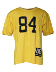 Dolce & Gabbana Yellow Crew Neck Short Sleeves T-shirt -   -  Dolce & Gabbana.
