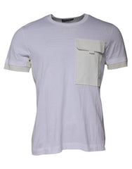 Dolce & Gabbana White Cotton Crew Neck Short Sleeves T-shirt -   -  Dolce & Gabbana.
