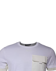 Dolce & Gabbana White Cotton Crew Neck Short Sleeves T-shirt -   -  Dolce & Gabbana.