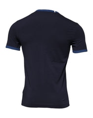 Dolce & Gabbana Blue Cotton Stretch Crewneck Underwear T-shirt -   -  Dolce & Gabbana.