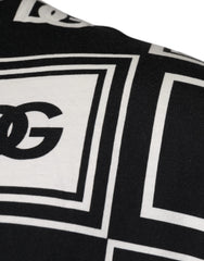 Dolce & Gabbana Black Logo Monogram Cotton Crew Neck T-shirt -   -  Dolce & Gabbana.