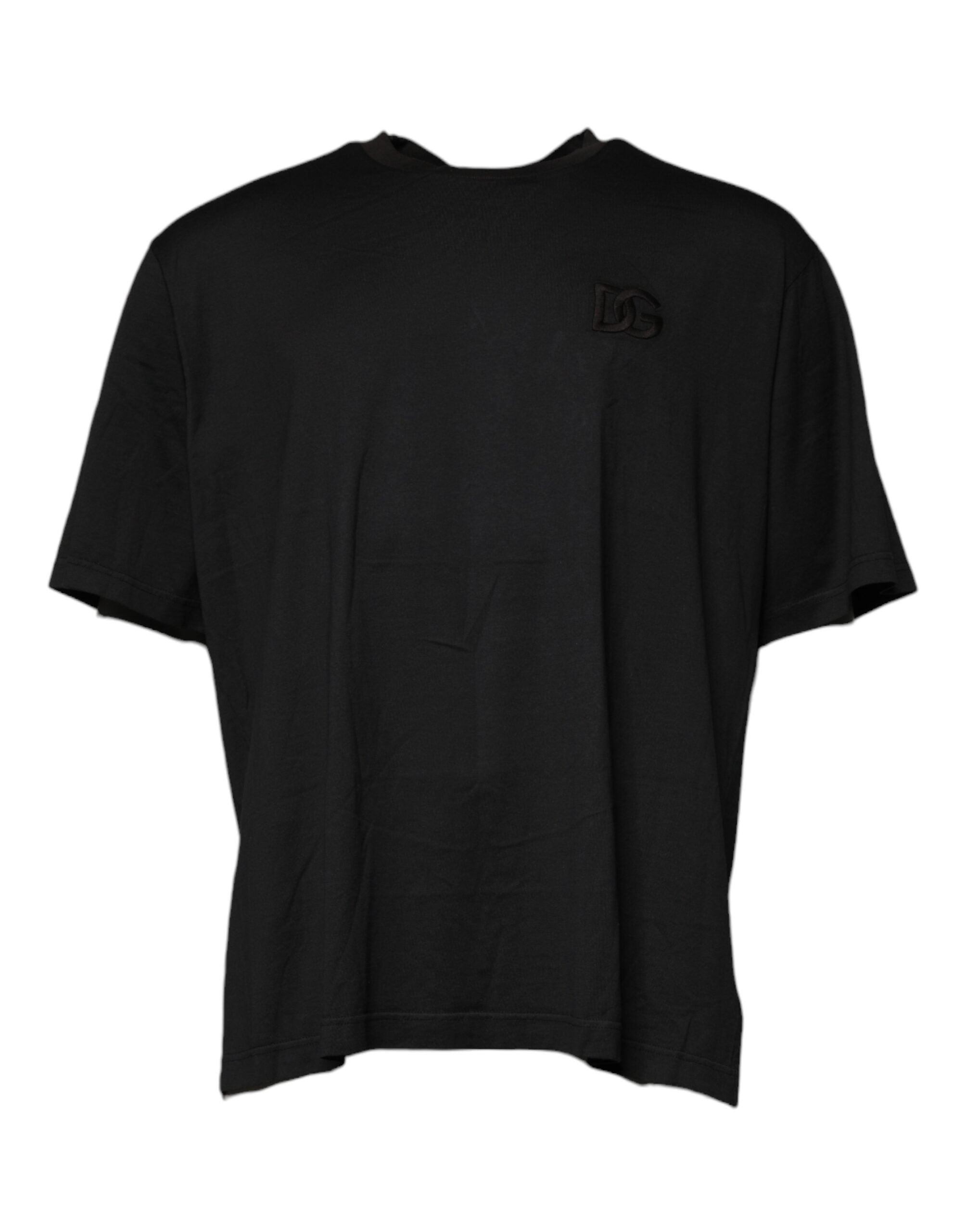 Dolce & Gabbana Black Logo Crew Neck Short Sleeves T-shirt -   -  Dolce & Gabbana.