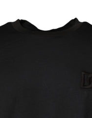 Dolce & Gabbana Black Logo Crew Neck Short Sleeves T-shirt -   -  Dolce & Gabbana.
