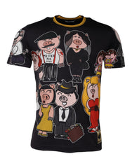 Dolce & Gabbana Black 2019 Year Of The Pig Crew Neck T-shirt -   -  Dolce & Gabbana.