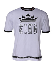 Dolce & Gabbana White Jersey Crew Neck Short Sleeves T-shirt -   -  Dolce & Gabbana.
