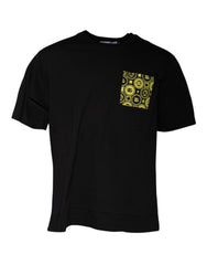 Dolce & Gabbana Black Logo Print Cotton Short Sleeve T-shirt -   -  Dolce & Gabbana.