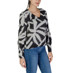 Jacqueline De Yong Black Recycled Polyester Blouse -   -  Jacqueline De Yong.